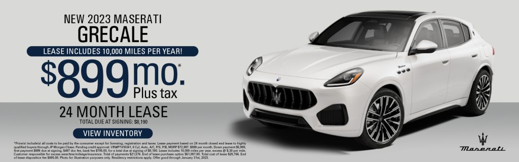 Maserati Grecale Lease Offer